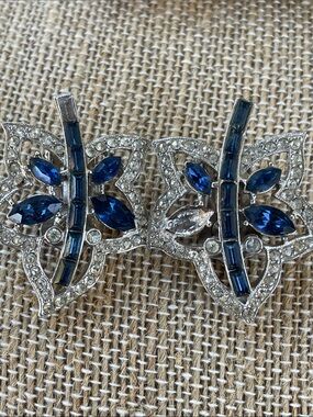 Wiesner Crystal Clip-On Earrings -